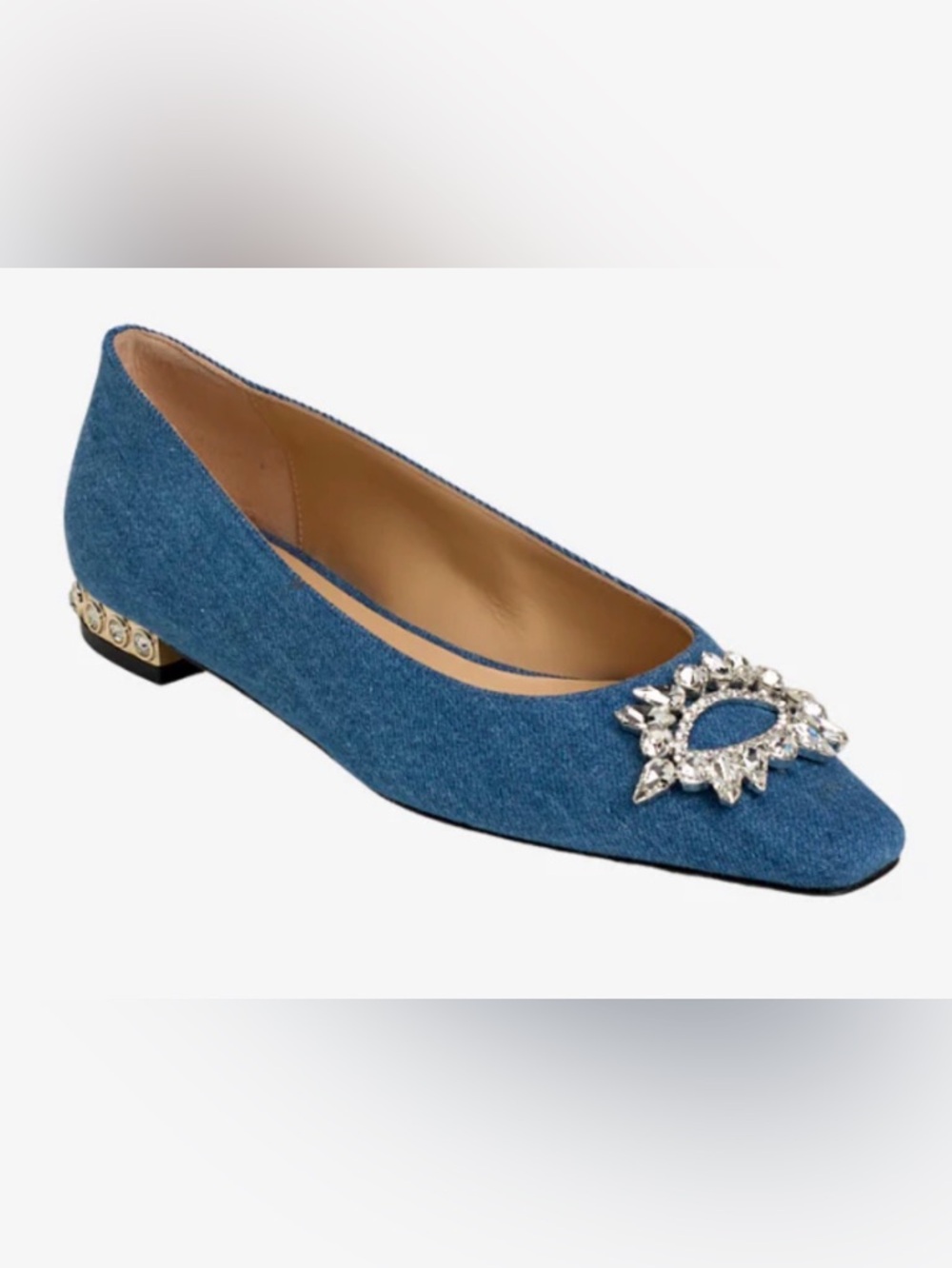 BRAND NEW Nalebe Denim Ballet Flat - Picture 5 of 6